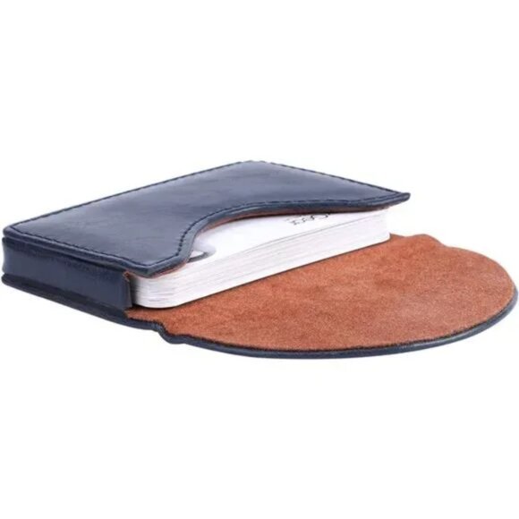 Business Card Holder, PU Leather Business Card Case Pocket Credit Card Holders - Picture 1 of 7